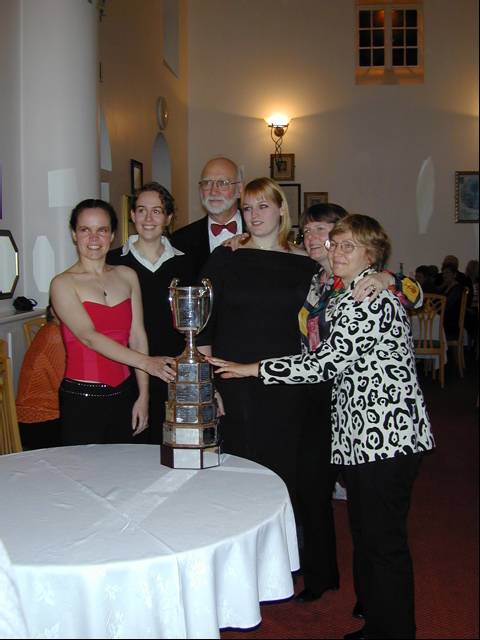 Winners with the cup
